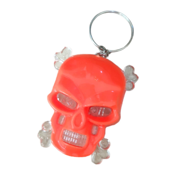48 Llaveros calavera Halloween con Luz $3.37 c/u