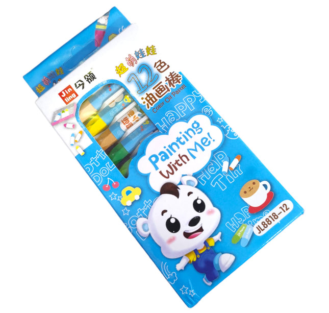 12 CRAYOLAS OSITOS A $1.9 C/U