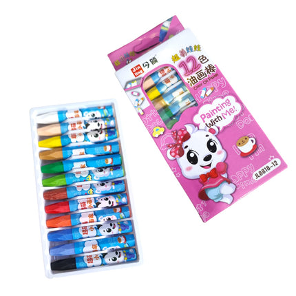 12 CRAYOLAS OSITOS A $1.9 C/U