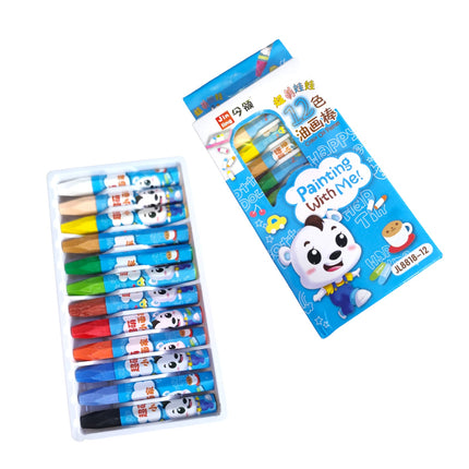 12 CRAYOLAS OSITOS A $1.9 C/U