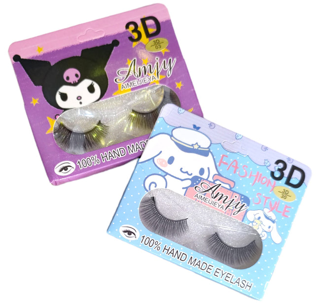 12 Pestañas sanrio kitty amigos $8.40 c/u