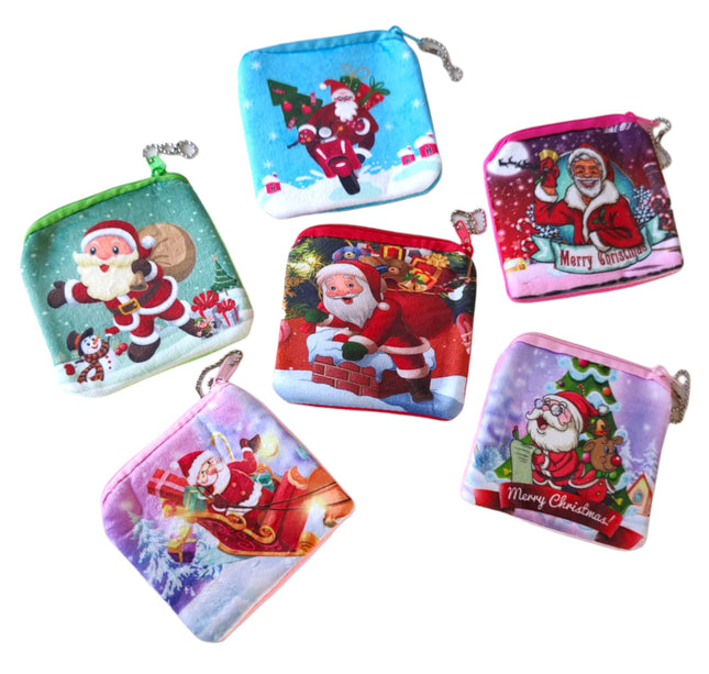 12 Monedero Santa Claus $5.9 c/u