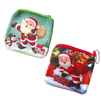 12 Monedero Santa Claus $5.9 c/u