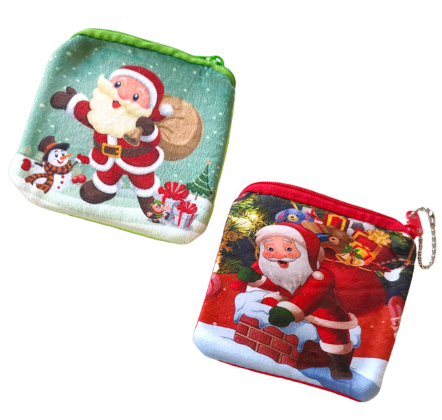 12 Monedero Santa Claus $5.9 c/u