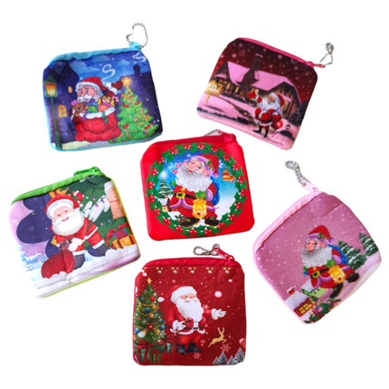 12 Monedero Santa Claus $5.9 c/u