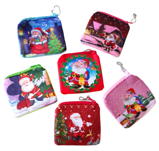 12 Monedero Santa Claus $5.9 c/u