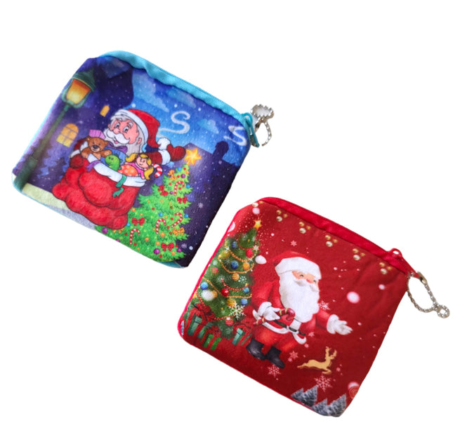 12 Monedero Santa Claus $5.9 c/u