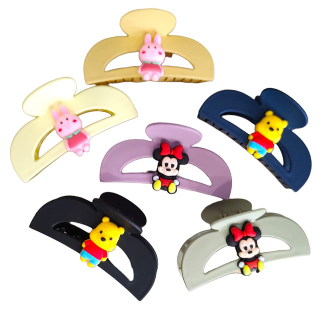 12 Pinzas Cabello Pooh Kitty Mimi $9.10 c/u