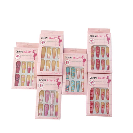 12 Uñas Barbie Luce Hermosa $7.80 c/u