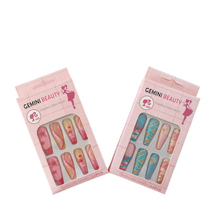 12 Uñas Barbie Luce Hermosa $7.80 c/u