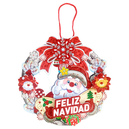 10 Santa 3D Navideño Decoracion $14.9 c/u