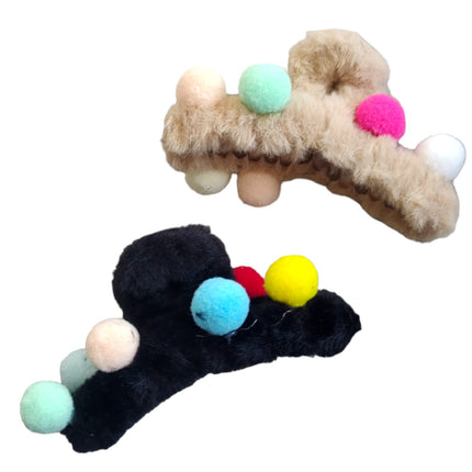 12 Pinzas bolitas peluche $12.92 c/u