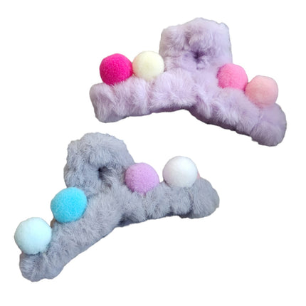 12 Pinzas bolitas peluche $12.92 c/u