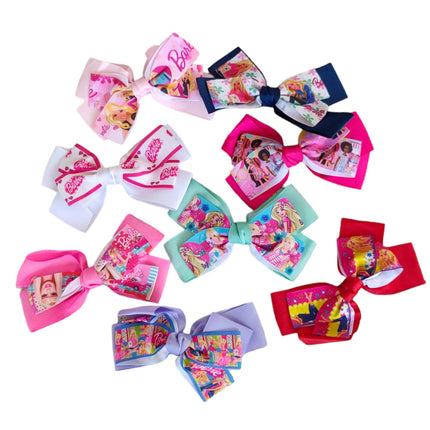 12 Moños barbie grandes 18 cm $12.92 c/u