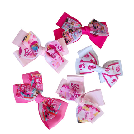 12 Moños barbie grandes 18 cm $12.92 c/u