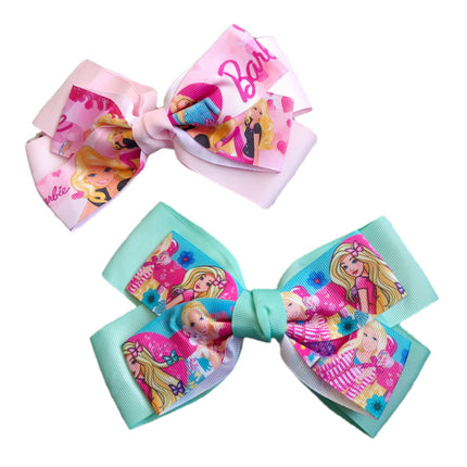 12 Moños barbie grandes 18 cm $12.92 c/u