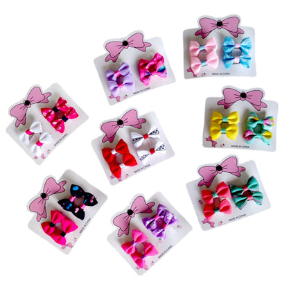 12 Sets Con 4 Moñitos 4 Cm $7.28 c/u