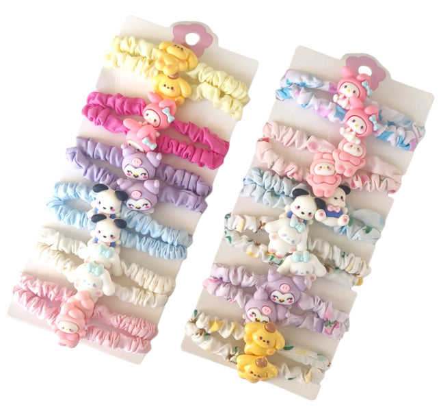 12 Donas Scrunchies amigos Kitty $6 c/u