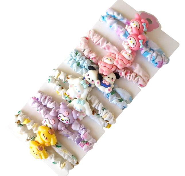12 Donas Scrunchies amigos Kitty $6 c/u