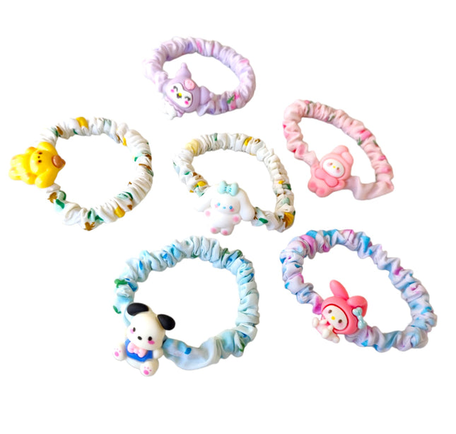 12 Donas Scrunchies amigos Kitty $6 c/u