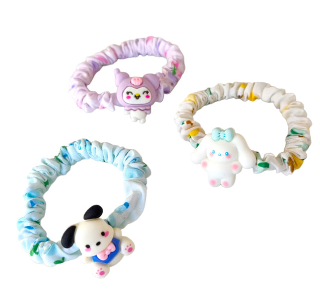 12 Donas Scrunchies amigos Kitty $6 c/u