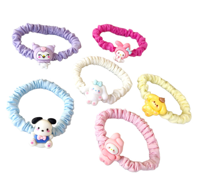 12 Donas Scrunchies amigos Kitty $6 c/u