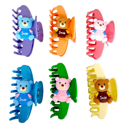 12 Pinzas para cabello ositos $9.66 c/u