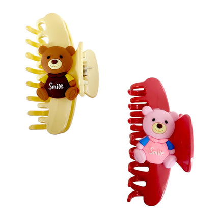 12 Pinzas para cabello ositos $9.66 c/u