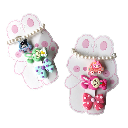 12 Sets Pulseras Con Pinzas Amigos Kitty $5.58 c/u