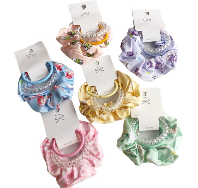 12 Ligas Scrunchies Liga Colors Kitty A $5.20 c/u