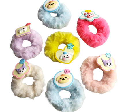 12 Scrunchies luz amigos kitty sanrio $6.80 c/u