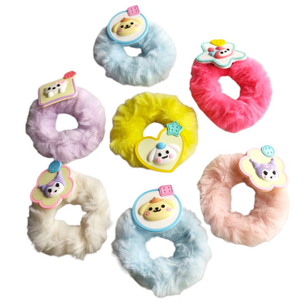 12 Scrunchies luz amigos kitty sanrio $6.80 c/u