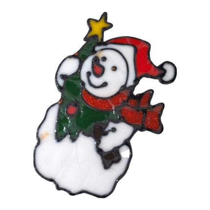 12 Stickers Santa en Relieve $6.8 c/u