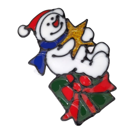 12 Stickers Santa en Relieve $6.8 c/u