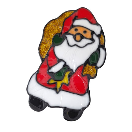 12 Stickers Santa en Relieve $6.8 c/u