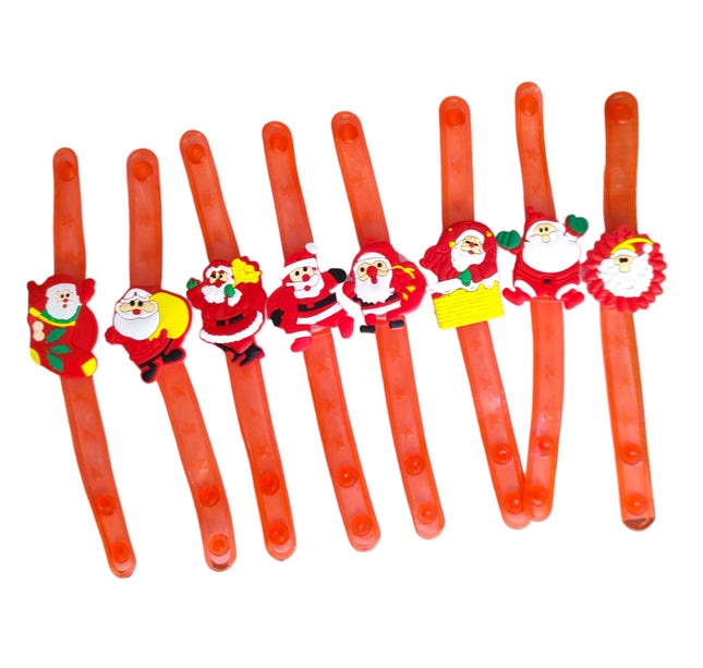 12 Pulseras Navideñas con Luz $4.9 c/u