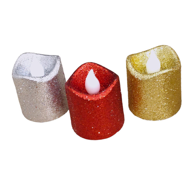 24 Velas Navideñas $6 c/u