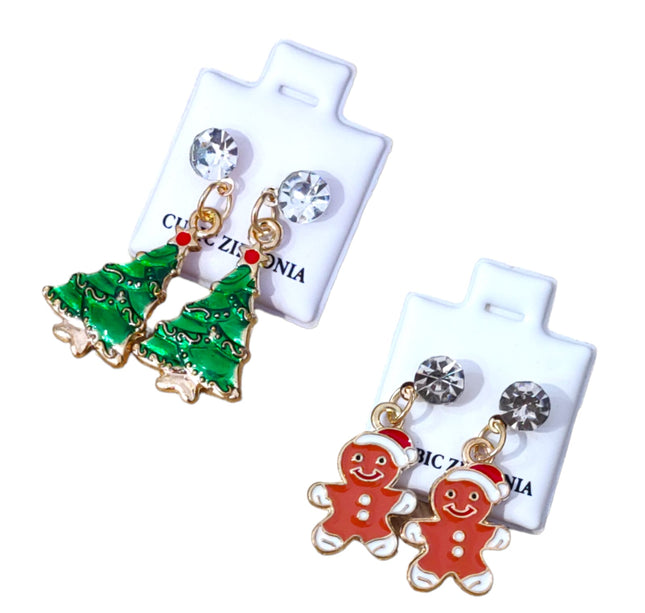 36 Par de aretes Navideños  $7.5 c/u