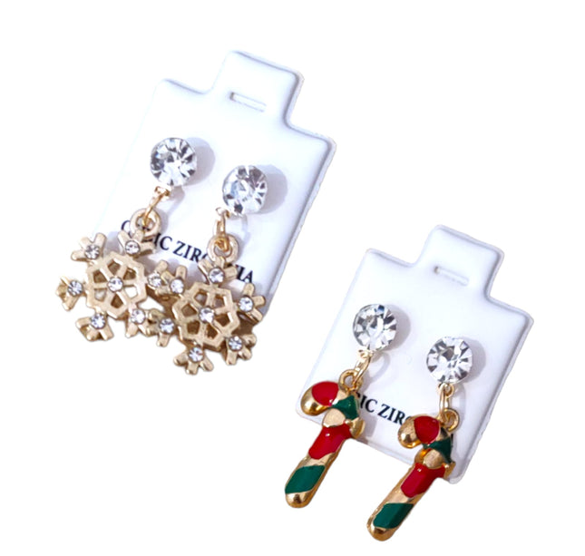 36 Par de aretes Navideños  $7.5 c/u