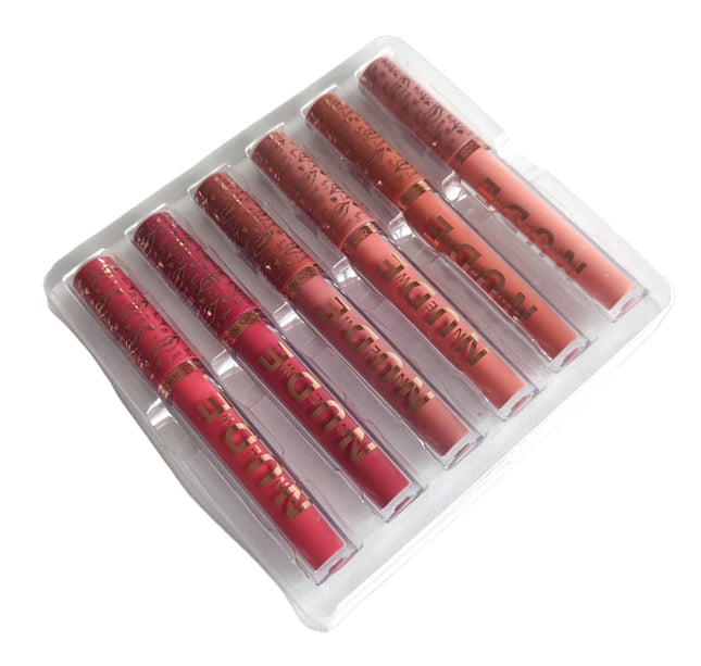 Sets 6 Labiales Líquidos Nude