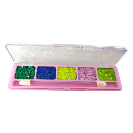 12 Paletas de Sombras Glitter Aplicador $19.80 c/u