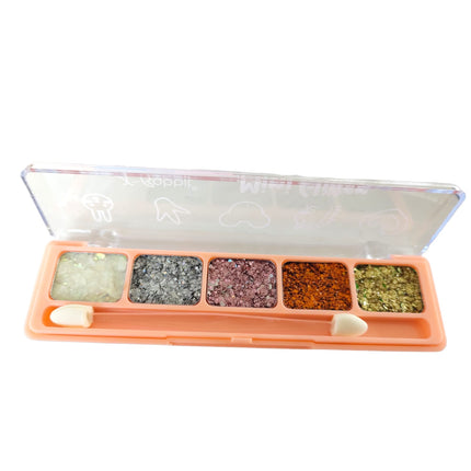 12 Paletas de Sombras Glitter Aplicador $19.80 c/u