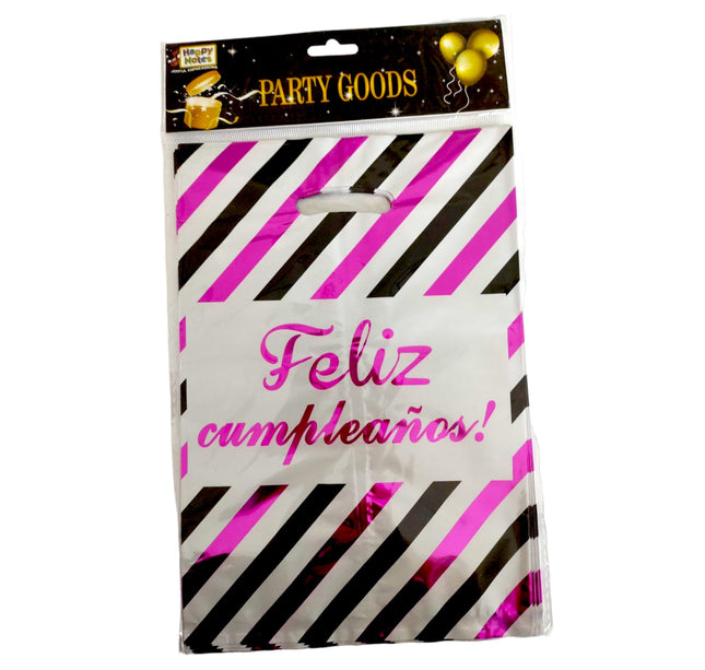 12 Paquetes Bolsas para Dulces Fiesta $14.44 c/u