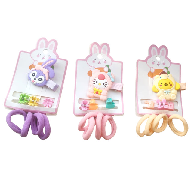 12 Sets De Cabello Kitty Sanrio $6.50 c/u