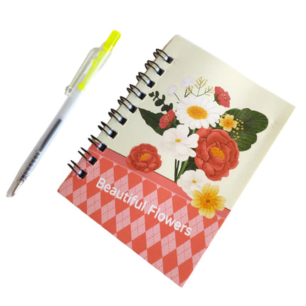 12 Libretas Con Plumas Hermosas $5.20 c/u