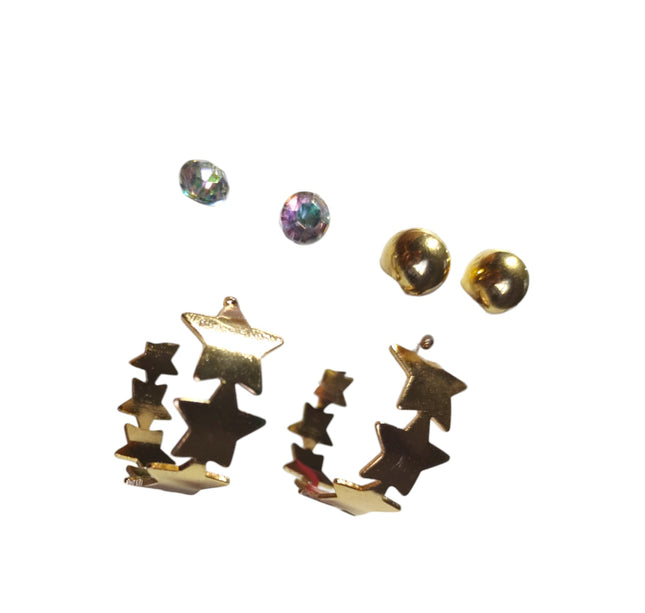 12 Sets aretes y arracadas $5.44 c/u