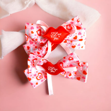 12 Moños Corazones con Luz $11 C/U