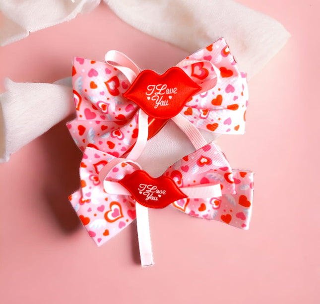 12 Moños Corazones con Luz $11 C/U