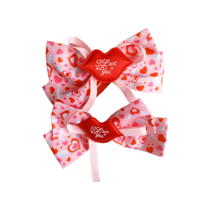 12 Moños Corazones con Luz $11 C/U