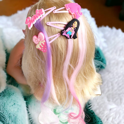 12 Extensiones barbie 12.6 c/u